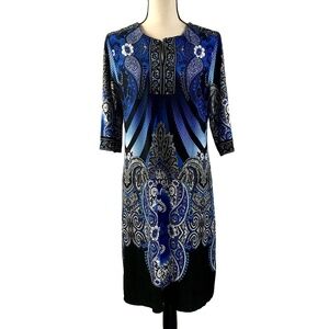 Studio One NY Blue Print Dress​​